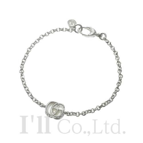 GUCCI グッチ GGマーモント ダブルG ブレスレット 770756 Ag925  