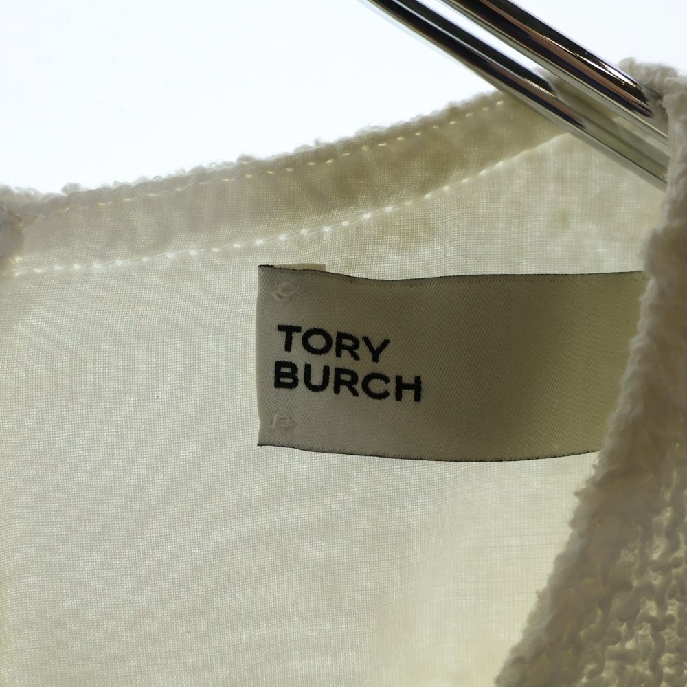 TORY BURCH (トリー バーチ) AD2022 ペプラム裾ノースリーブ