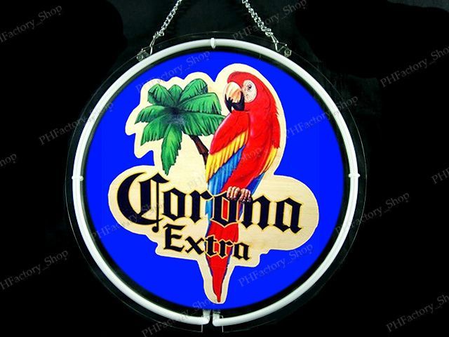 ネオンサイン ネオン看板 壁掛け Corona Extra Parrot Beer コロナ