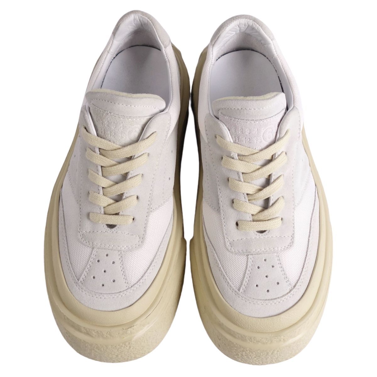 美品 エムエムシックス MM6 スニーカー プラットフォーム スウェード  