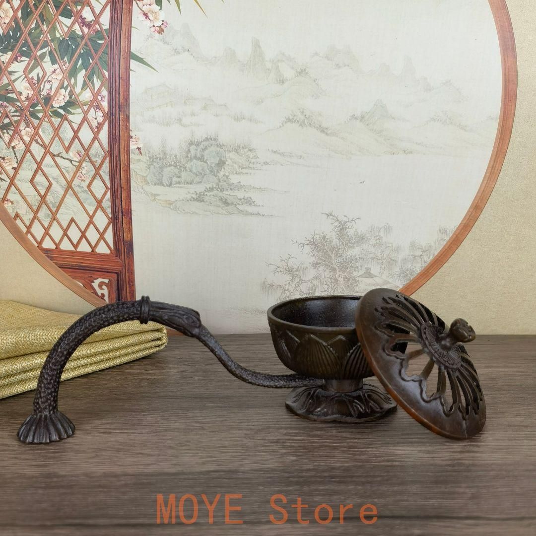 銅 細工 香炉 手持ち蓮華炉 盤香炉 装飾品 工芸品 置物 銅 細工 香炉 手持ち蓮華炉 盤香炉 装飾品 工芸品 置物 - メルカリ