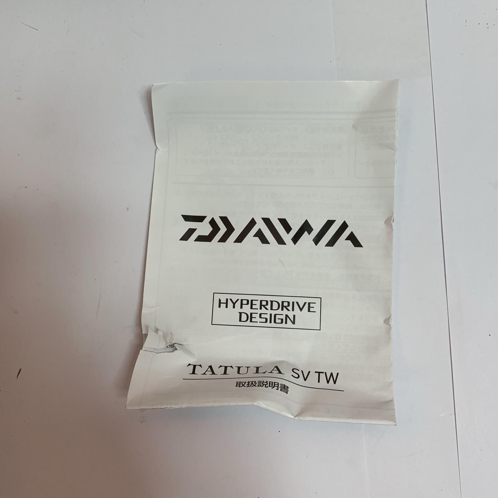 DAIWA - ★★DAIWA ダイワ 25タトゥーラSV TW100XH 　ベイトリール　箱付き 00630156 DAIWA ダイワ 25タトゥーラSV TW100XH ベイトリール 箱付き
