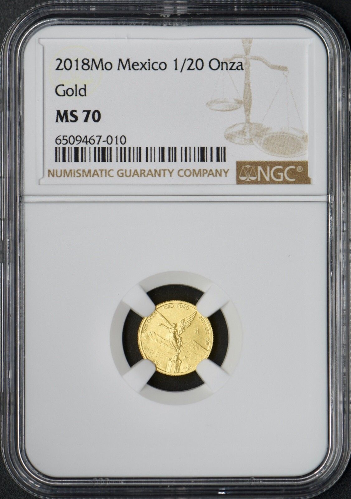 2018-Mo Mexico 1|20 G Onza - NGC MS70 - ?COINGIANTS?