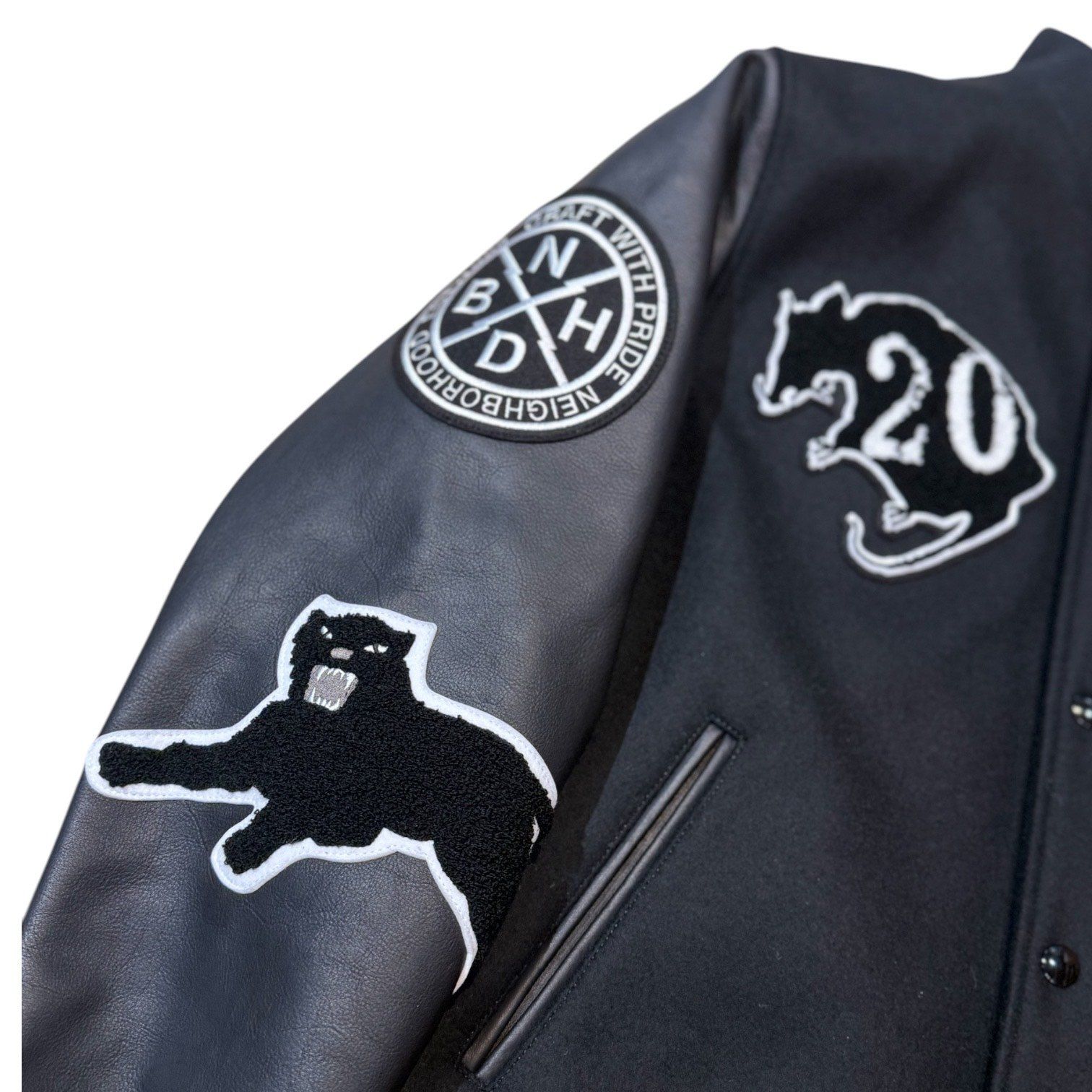 NEIGHBORHOOD®｜WTAPS｜RATS ⁡ 20th ALL LEATHER JACKET［slide 1-4］ 20th LEATHER X  MELTON COMBINATION JACKET［slide 5-9］ 20th RATS X NEIGHBORHOOD HOODED［slide  10-12］ 20th RATS X NEIGHBORHOOD TEE［slide 13-15］ JAN. 2 : RELEASE ⁡ @