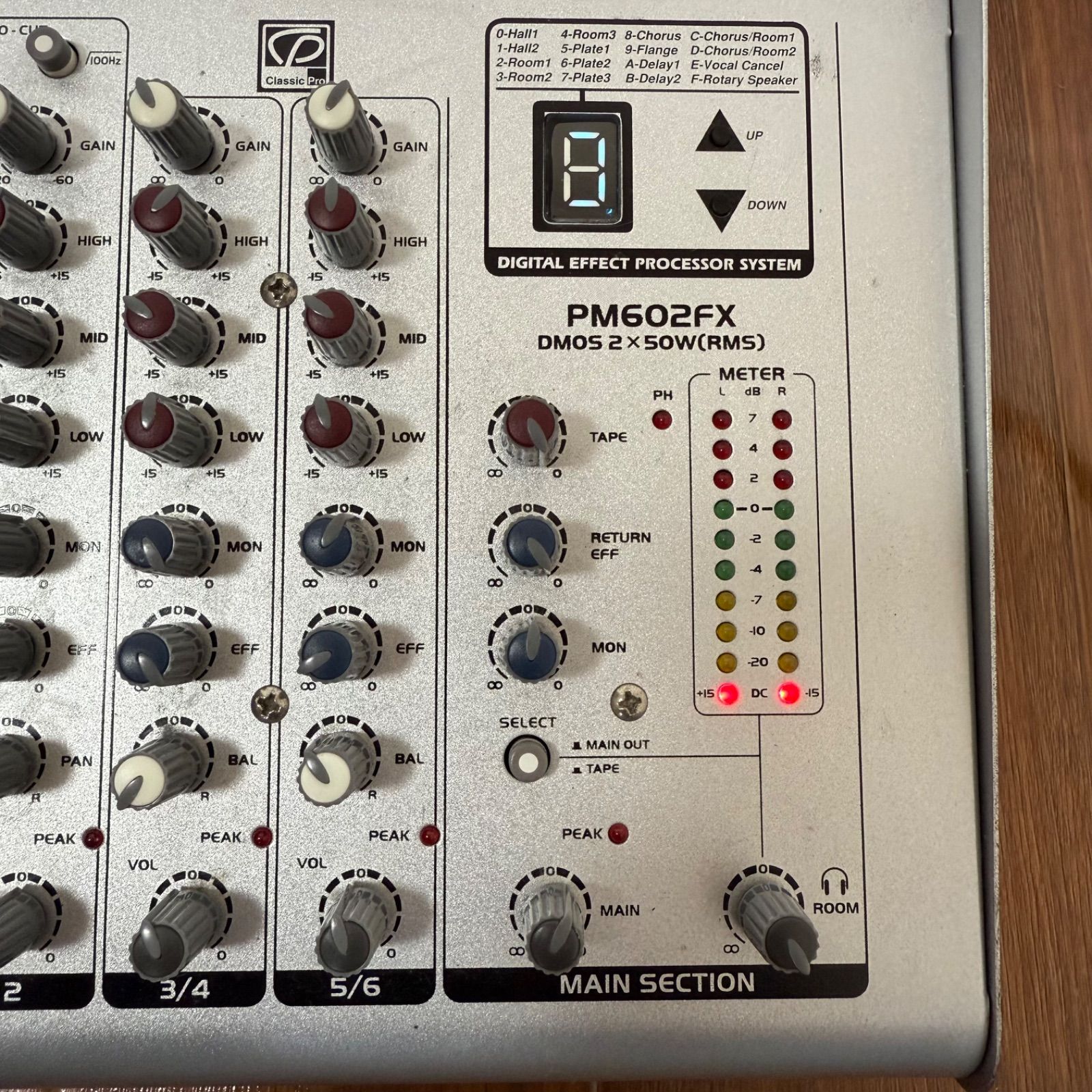 CLASSIC PRO クラシックプロ パワードミキサー PM602FX - メルカリ