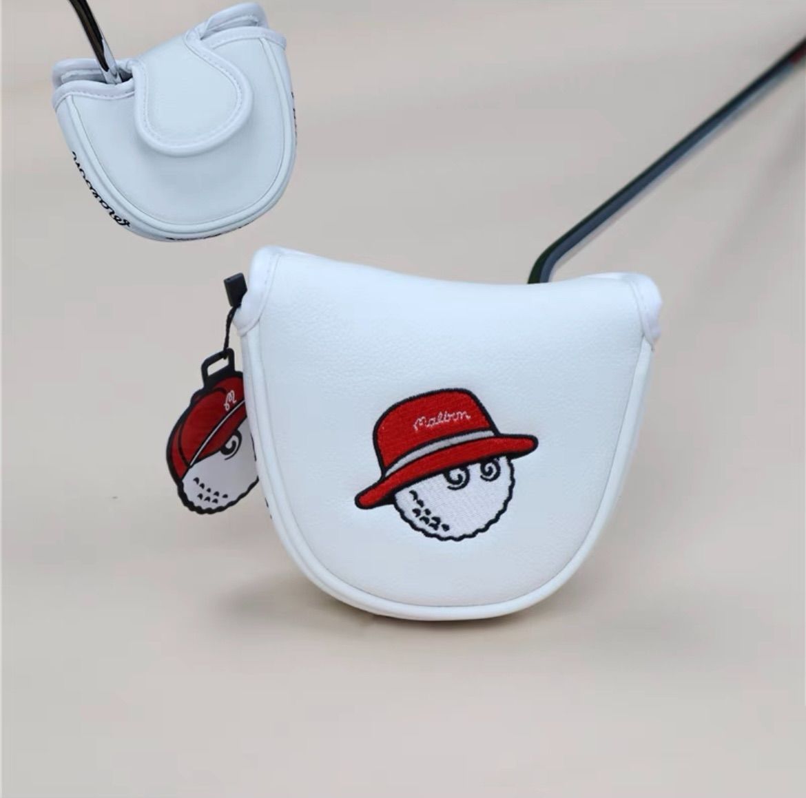 BEAMS - マルボンゴルフ　マレット型　パターカバー　malbon golf BEAMS - マルボンゴルフ マレット型 パターカバー malbon golfの