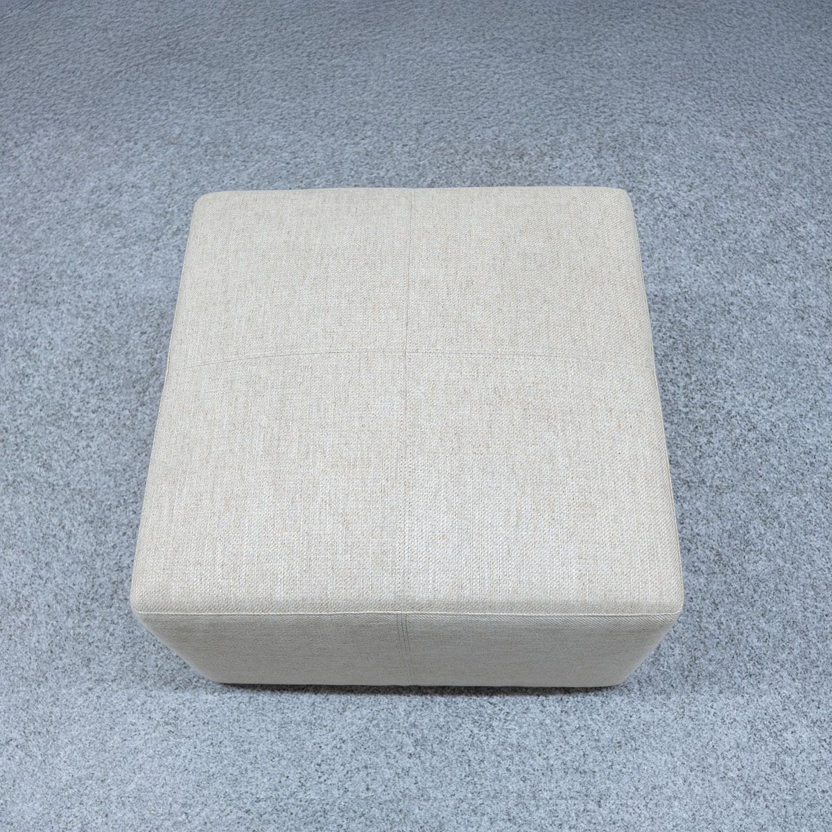 TIME-STYLE タイムアンドスタイル MARCUS マーカス オットマン スクエア ファブリック ホワイト 定価7万 NEXPOTALLINN_EU