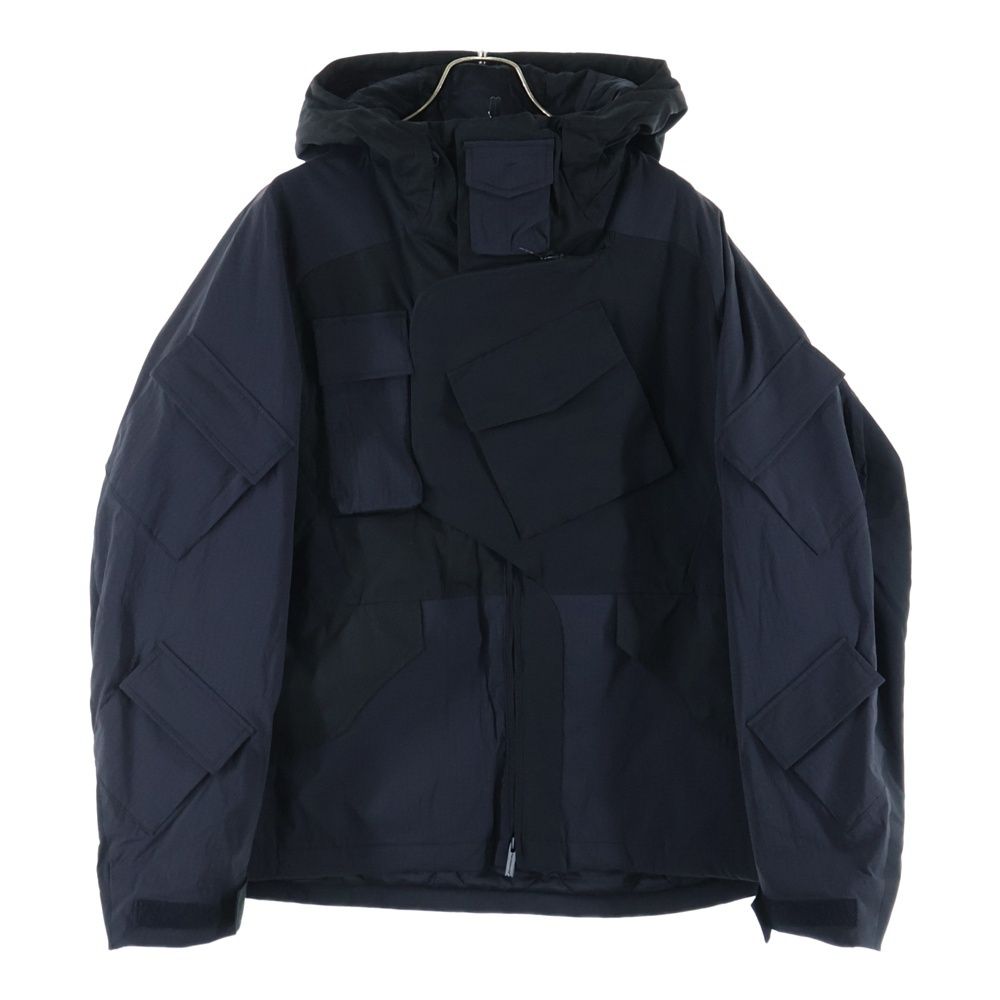 White Mountaineering ホワイトマウンテニアリング ×NEXUSVII ASYMMETRY JACKET ネクサスセブン アシンメトリージャケット ブラック WM2473201