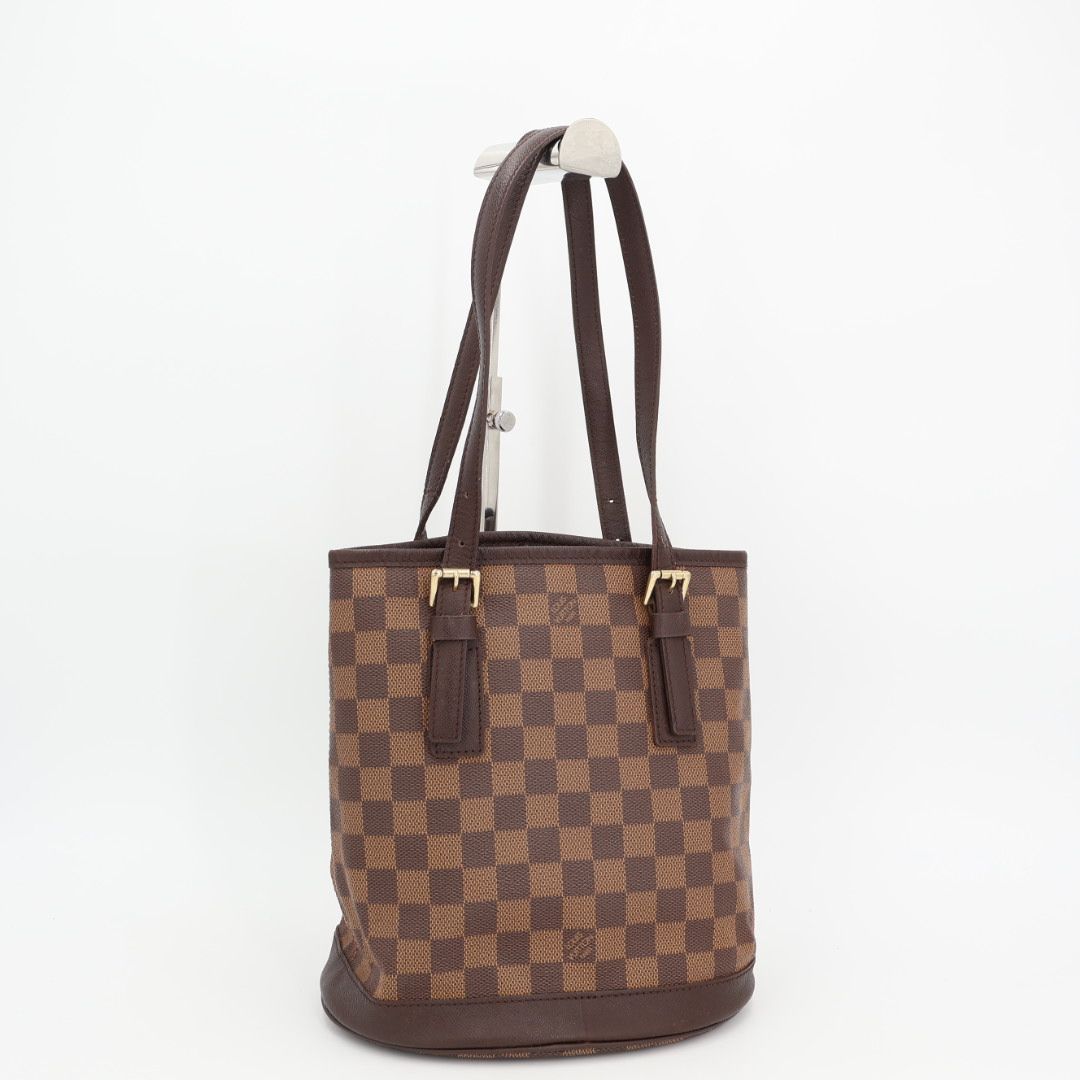 ルイヴィトン LOUIS VUITTON N42240 ダミエ マレ ポーチ付き バケット 