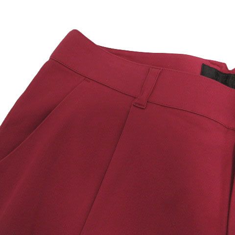 アンタイトル UNTITLED パンツ ジョガーパンツ タック 裾ゴム ストレッチ コットン混 ピンク系 ピンクパープル 2