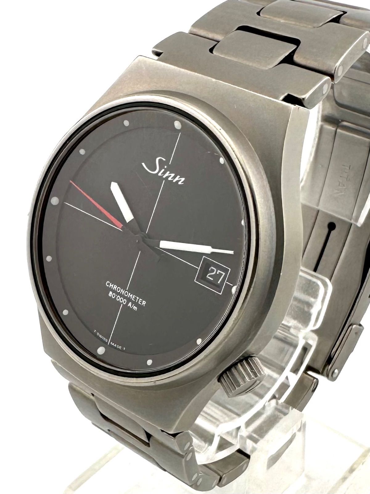 SINN 244TI.F クロノメーター チタン 自動巻き時計 ジン - メルカリ