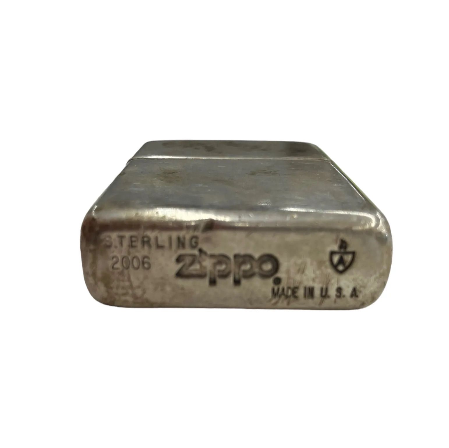 ZIPPO ジッポ スターリングシルバーアーマー 2006年製 ☆動作未確認 