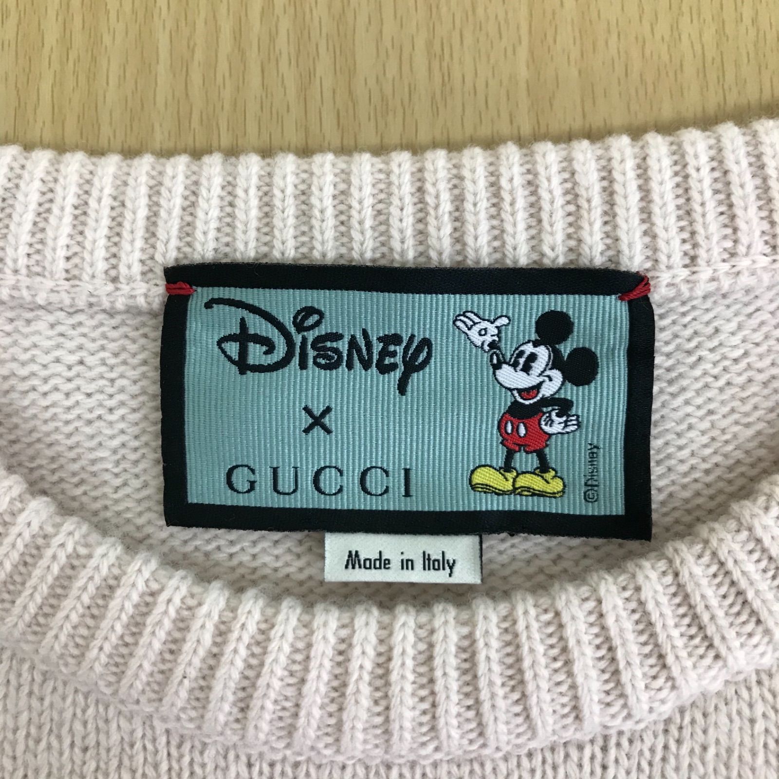 Disney x GUCCI ミッキー ニットセーター Gucci x Disney Mickey Mouse Pattern Crewneck Knitted Sweater