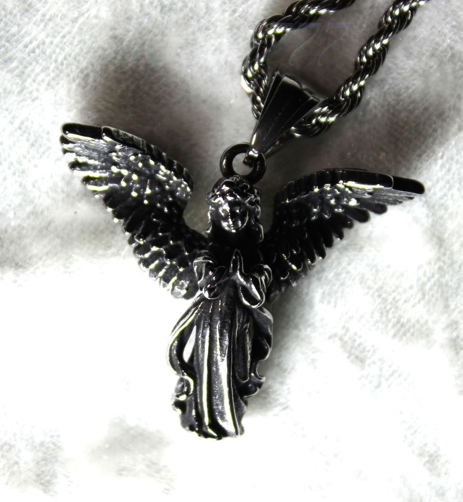 シルバー守護天使ネックレス 約45cm ママのための守護天使ネックレス