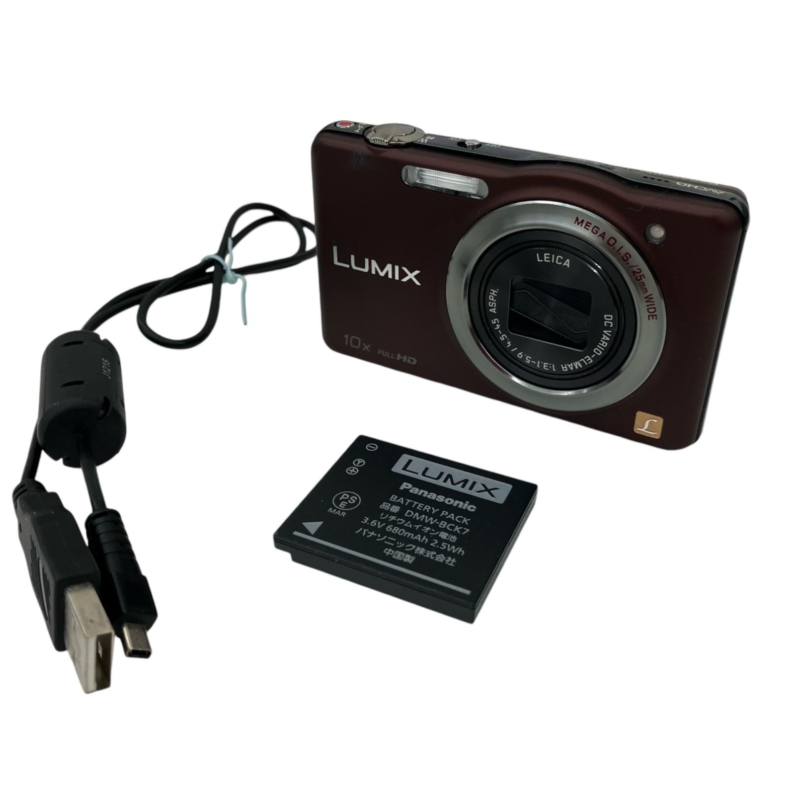 動作未確認 Panasonic LUMIX DMC-FX100 デジカメ PANASONIC