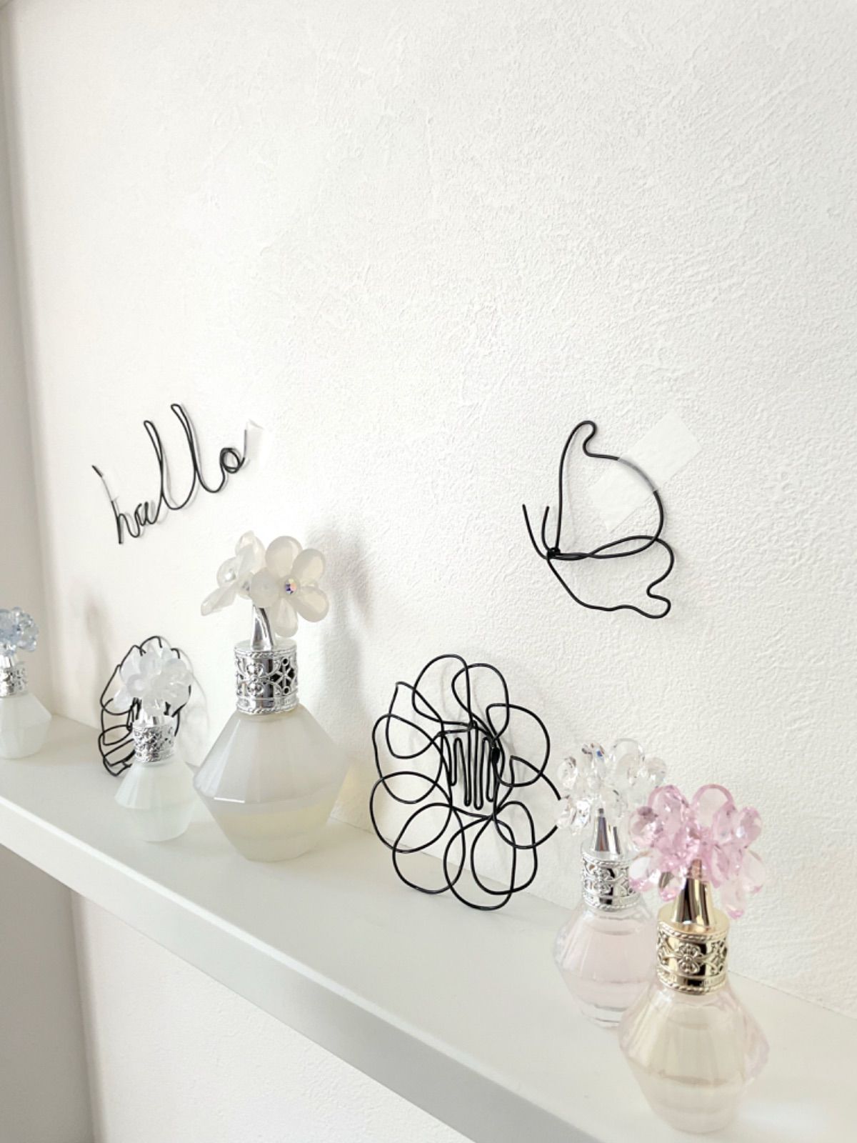 Hello 吹き出し ワイヤークラフト 支えれ 