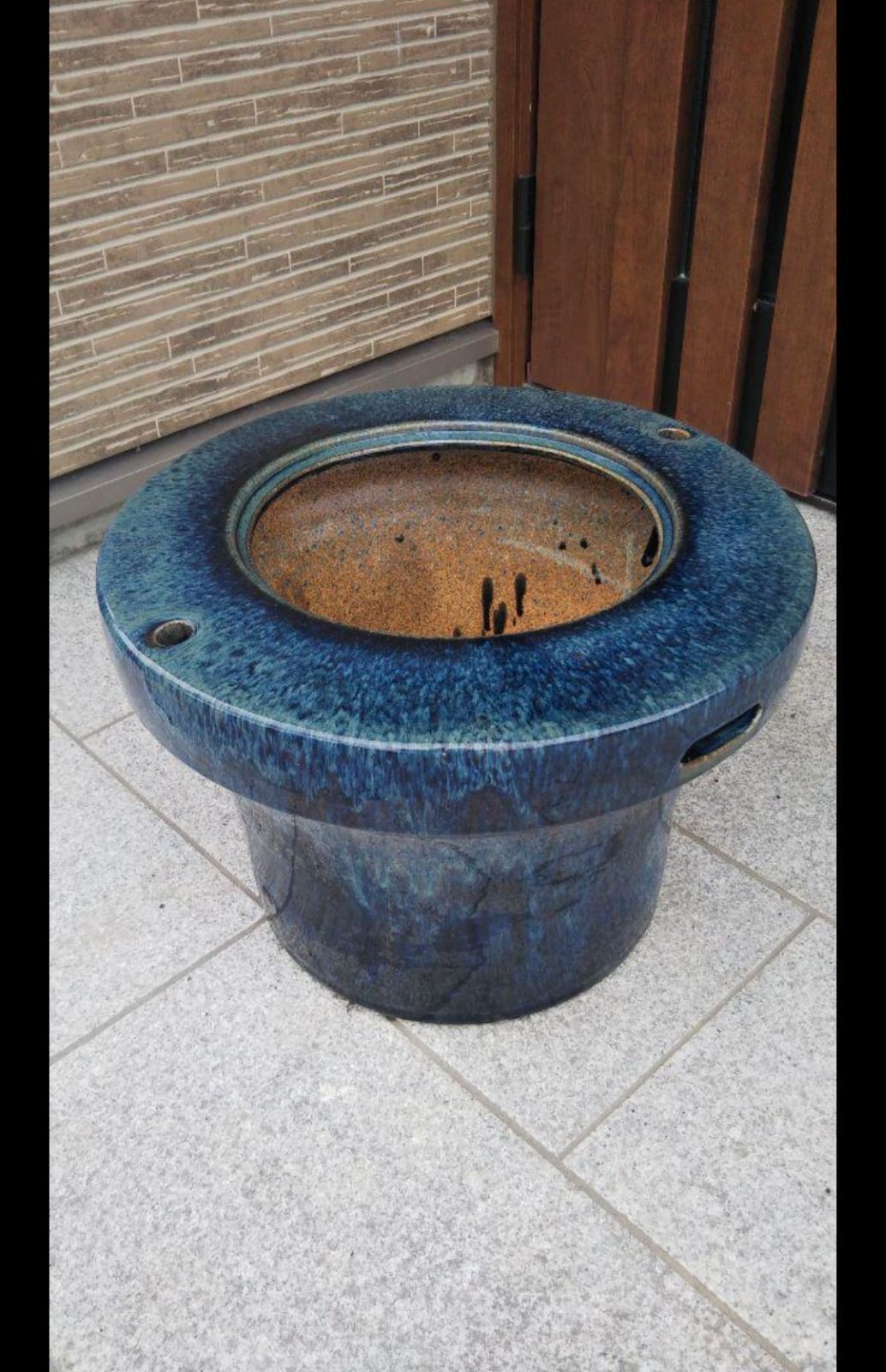 特大 大型 睡蓮鉢 メダカ鉢 水鉢 水がめ 壺 ツボ 水甕 昭和レトロ 古道具 特大 大型 睡蓮鉢 メダカ鉢 水鉢 水がめ 壺 ツボ 水甕 昭和