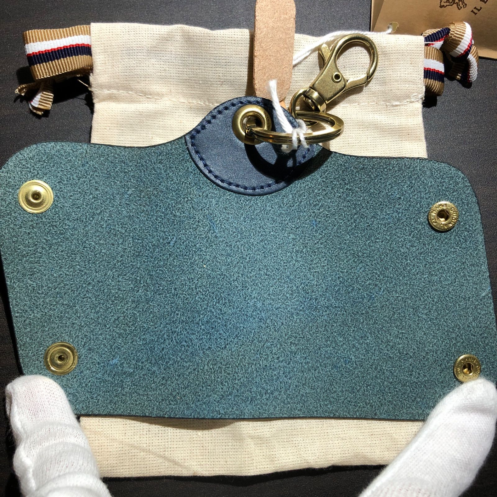 新品未使用】イルビゾンテ キーケース 青 ブルー ネイビー - メルカリ