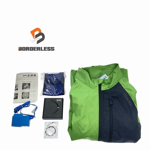 美品　ミドリ安全　空調服ファンバッテリーセット半袖 ミドリ安全 空調服 バッテリーセット 半袖