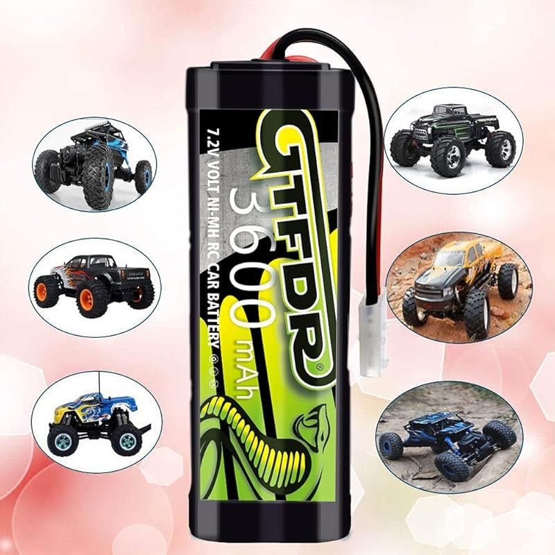 AWANFI ラジコン バッテリー 7.2V ニッケル水素バッテリー 大容量