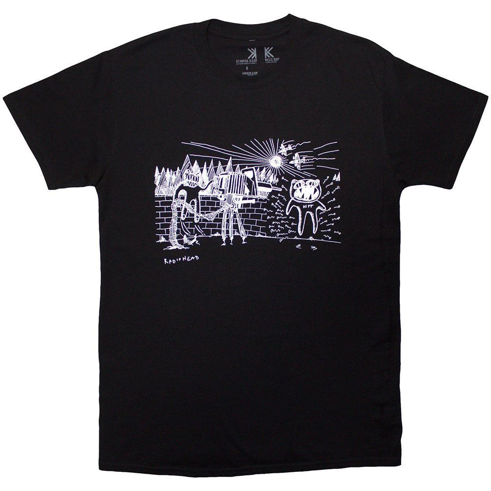 RADIOHEAD Backwards Tee Black レディオヘッド RADIOHEAD レディオヘッド Tシャツ バンドTシャツ ブラック