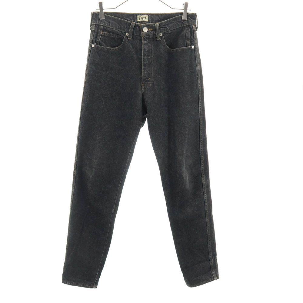 リーバイス 90s 日本製 シルバータブ テーパードデニムパンツ W30 黒系 Levi's ジーパン メンズ 古着 【240310】