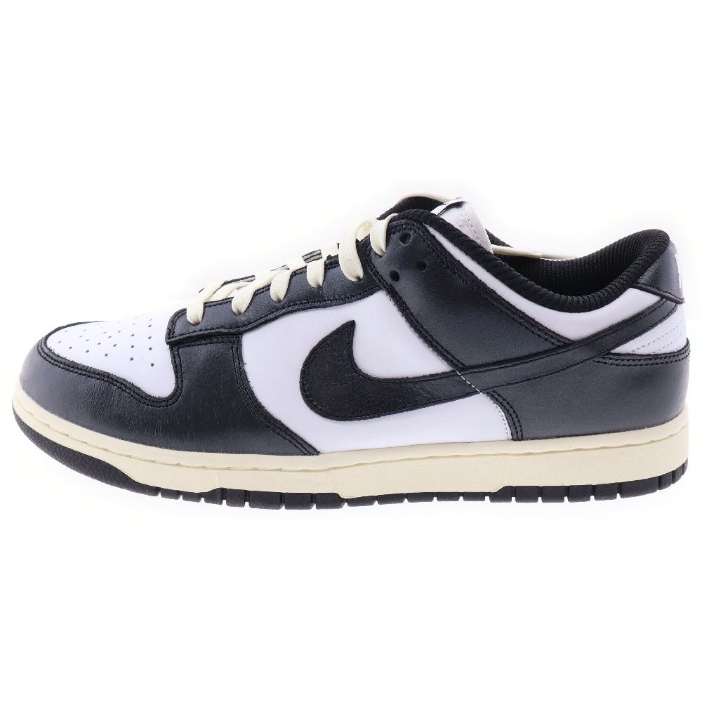 NIKE (ナイキ) WMNS DUNK LOW PREMIUM FQ8899-100 ウィメンズ ダンク プレミアム ローカットスニーカー ブラック/ホワイト US12/29.0cm