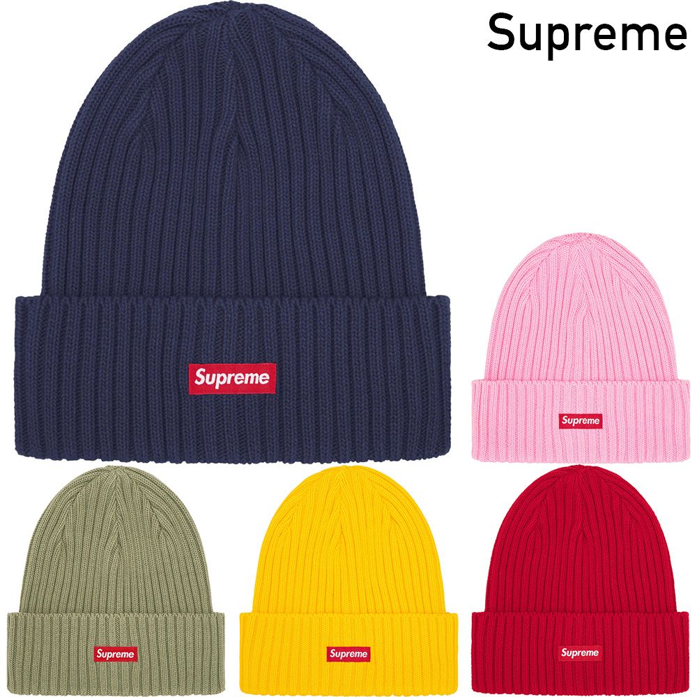 シュプリーム ビーニー Supreme Overdyed Beanie ロゴ ニット帽 メンズ