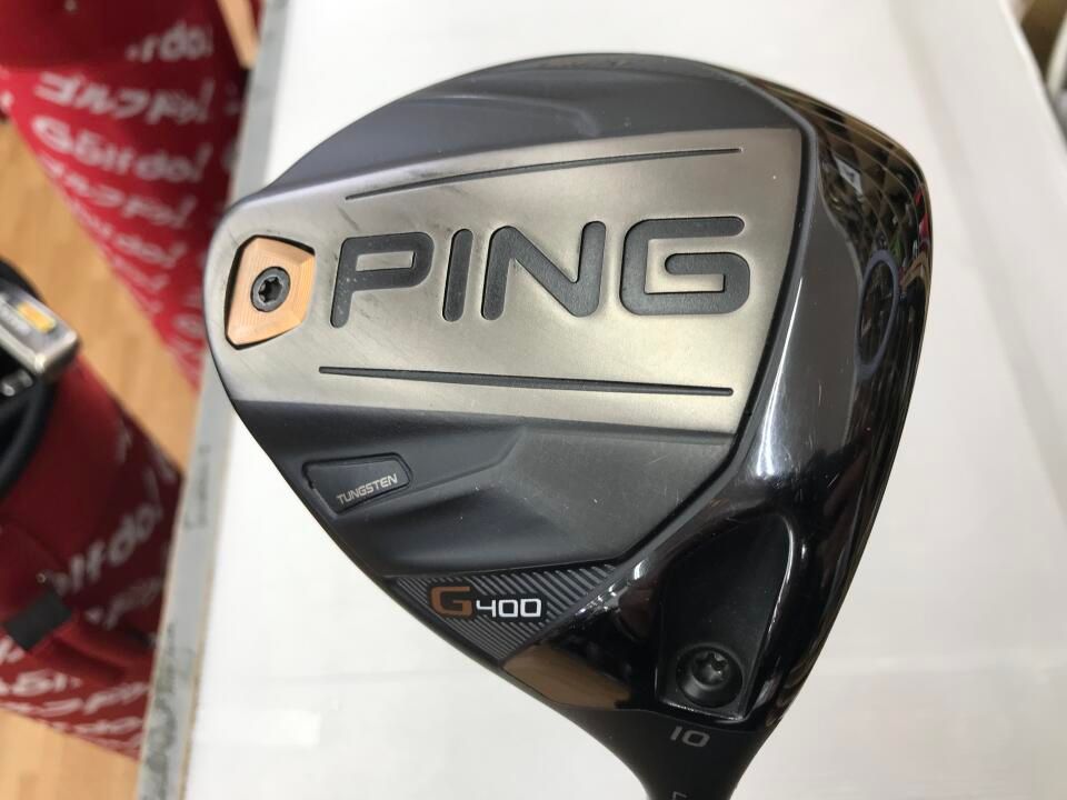 訳あり ピン PING G400 MAX 10.5° ドライバー ヘッド 単体 HC/レンチ付き 日本仕様正規品　※拡大画像あり 中古訳ありピン G400 MAX ドライバー 10.5° Sフレックス 44.5