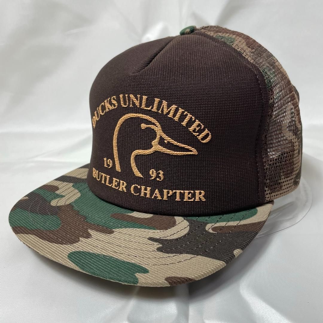 新品USA製 DucksUnlimited 5パネル トラッカーキャップ