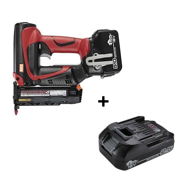 在庫限り】マックス(MAX) 充電式ピンネイラ TJ-35P4-BC/1850A+ 在庫限り】マックス(MAX) 充電式ピンネイラ TJ-35P4-BC/1850A+