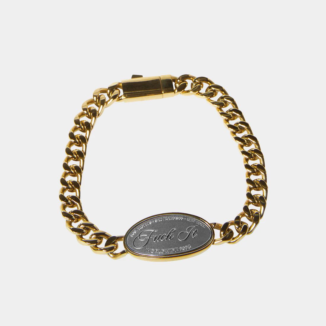 HUF FUCK IT BRACELET GOLD L|XLサイズ