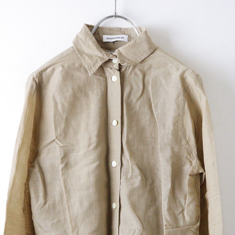 未使用✨MADISONBLUE マダムシャツ　リネン　シルク MADAME SHIRT RAMIE | MADISONBLUE