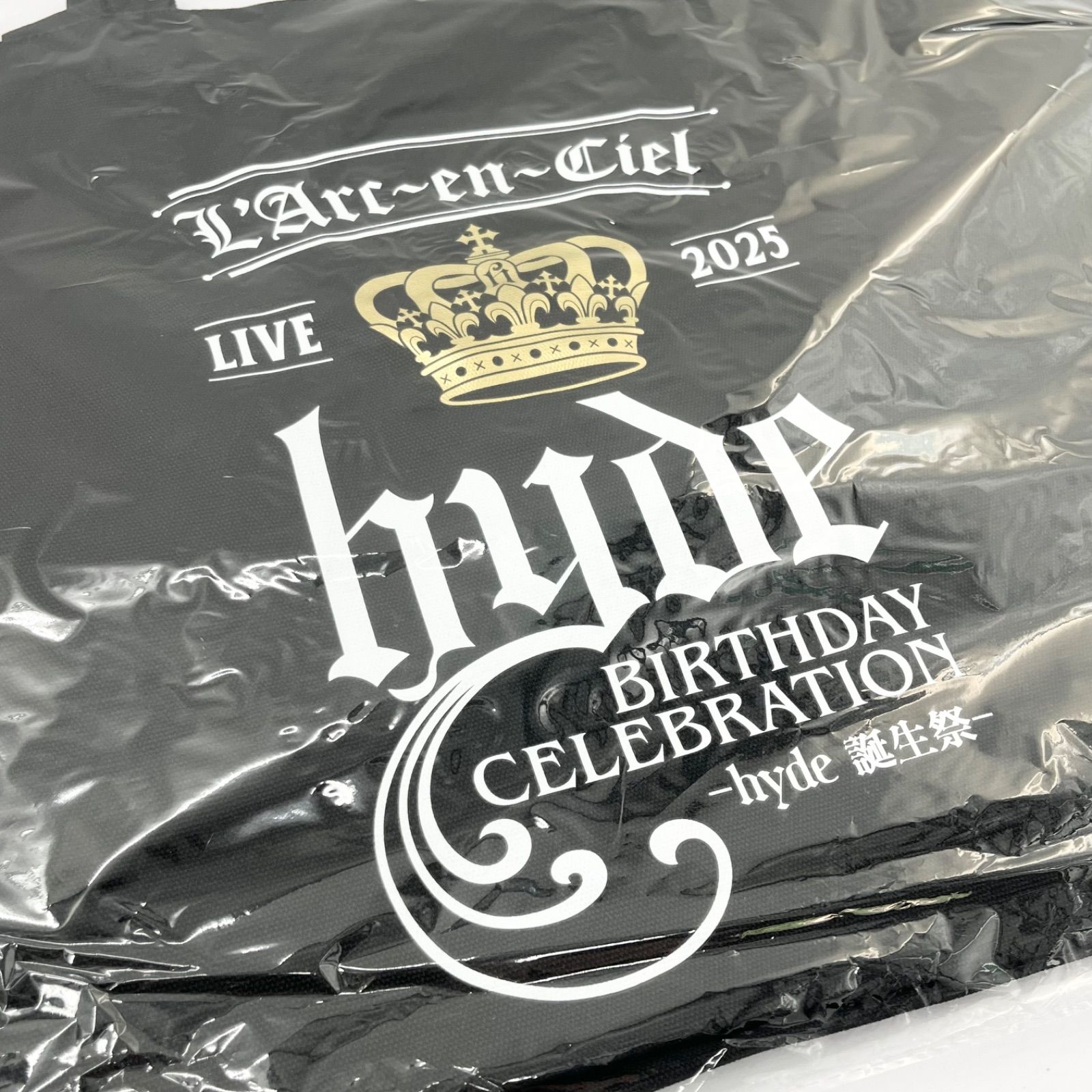 ラルクアンシエル ショッピングバッグ hyde BIRTHDAY 新品未開封 L'Arc‑en‑Ciel LIVE 2025 hyde 誕生祭 BIRTHDAY