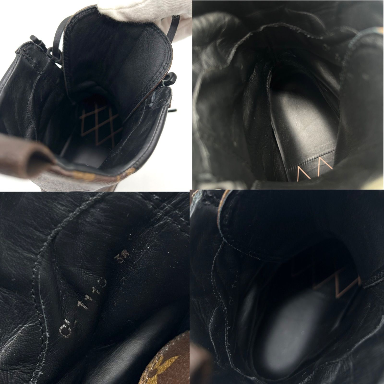 LOUIS VUITTON ルイヴィトン モノグラム ショートブーツ