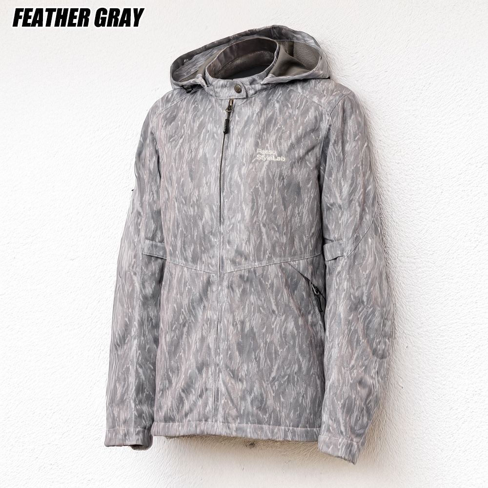 在庫限り レディース バイク ジャケット レディース Mサイズ 夏 おしゃれ プロテクター 着脱式インナー付き フードメッシュジャケット Rosso StyleLab ロッソスタイルラボ ROJ127 メッシュ素材 通気性 軽量 オートバイ オシャレ