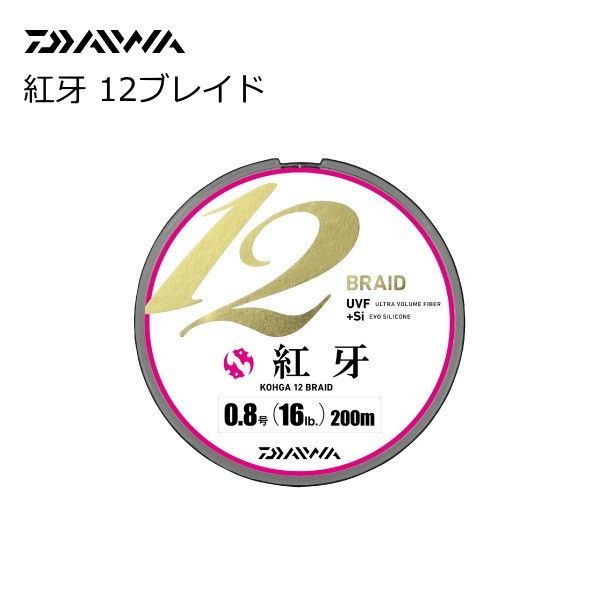 ダイワ 紅牙 12ブレイド 0.6号 200m / 【メール便発送】 / 釣具