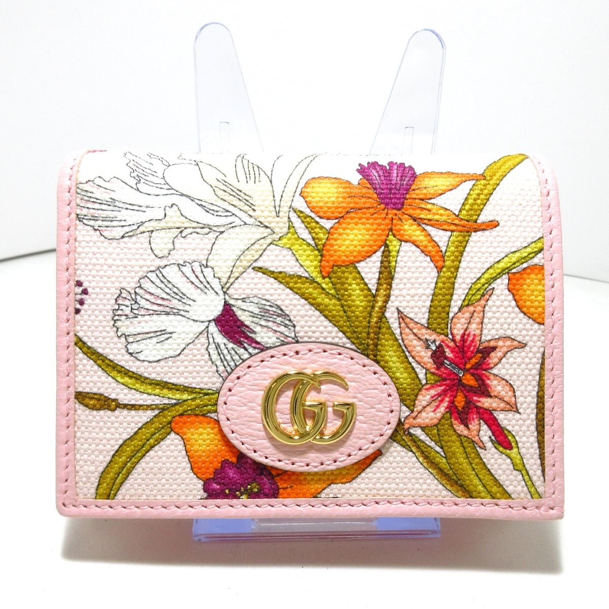 GUCCI(グッチ) 2つ折り財布美品 GGマーモント/フローラ 577347 ライトピンク×オレンジ×マルチ LIMITED  EDITION/日本限定モデル - メルカリ