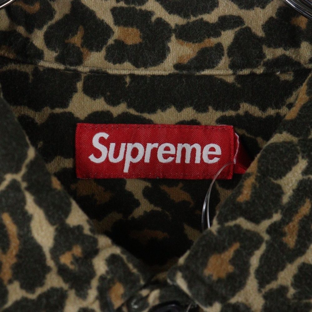 SUPREME (シュプリーム) 25AW Flannel Pajama Shirt Leopard