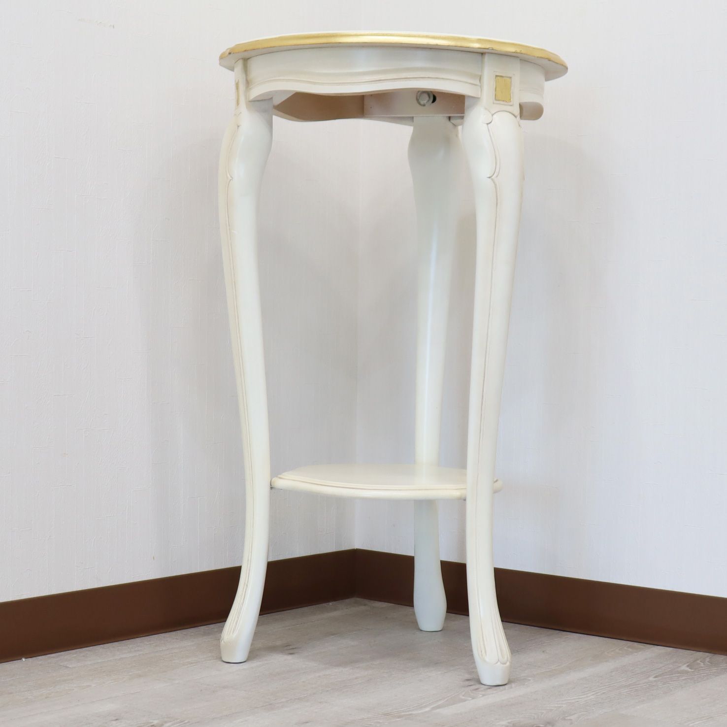 イタリア製 フラワースタンド 花台 コンソール 白家具 45cm イタリア製 フラワースタンド 花台 コンソール 白家具 45cm 【公式通販】