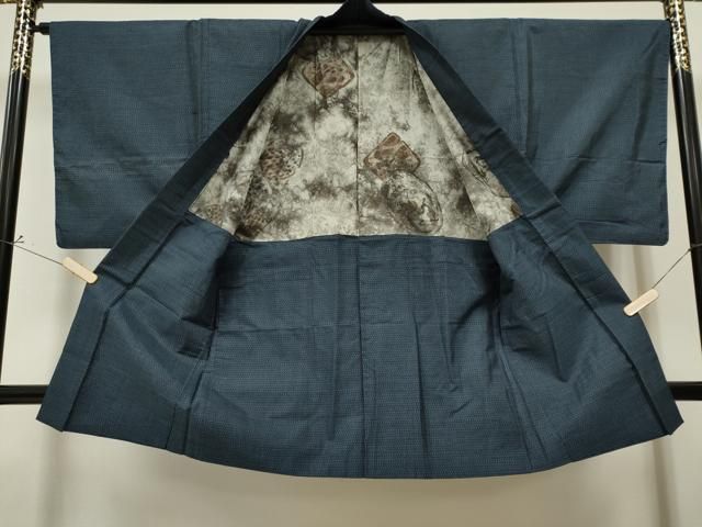 平和屋着物男性 本場大島紬 アンサンブル 吉祥文 正絹 逸品