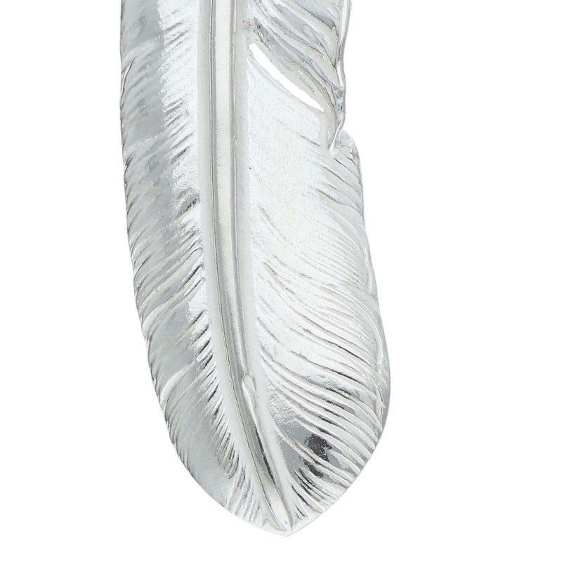 上銀銀縄ターコイズ特大フェザー