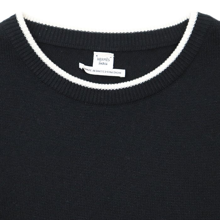 エルメスミドルゲージカシミヤニットHERMES