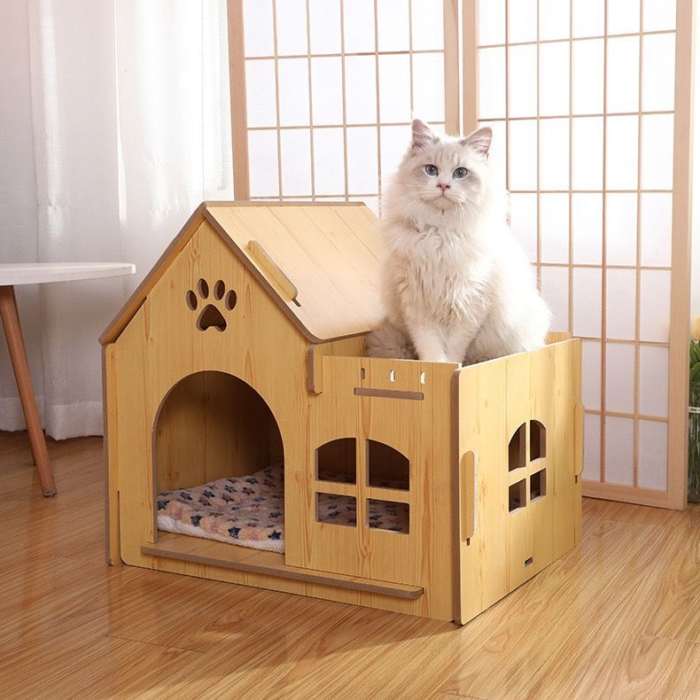 キャットハウス 猫用 別荘 一戸建て ペット用品 ペットベッド