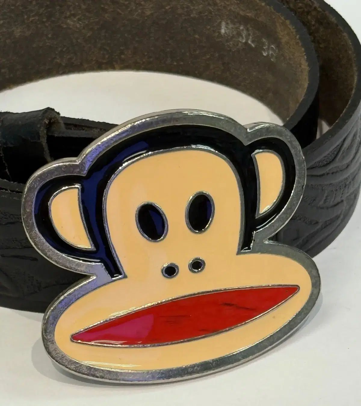 オリジナル ポール フランク JULIUS TART OPTICAL ジュリアスタートオプティカル BIG バックル ベルト