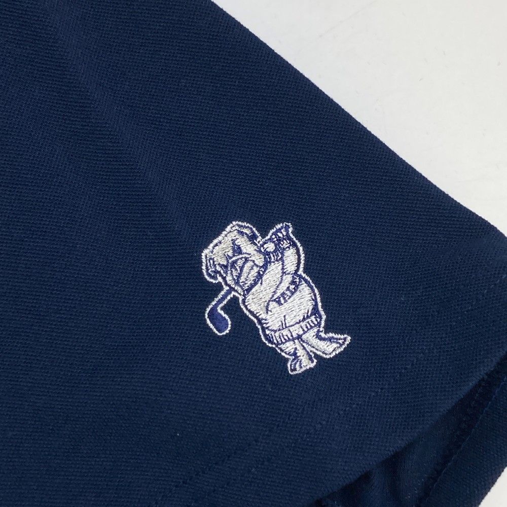 サイズ：S BEAMS GOLF ビームスゴルフ ×YALE 半袖ポロシャツ ネイビー