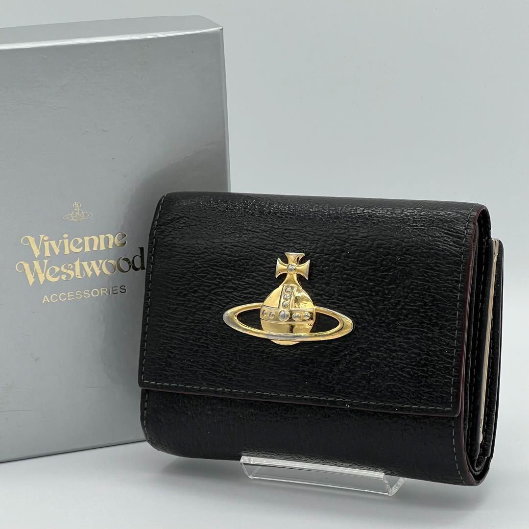 ✨美品✨️Vivienne Westwood 3つ折り財布 がま口財布 オーブ-