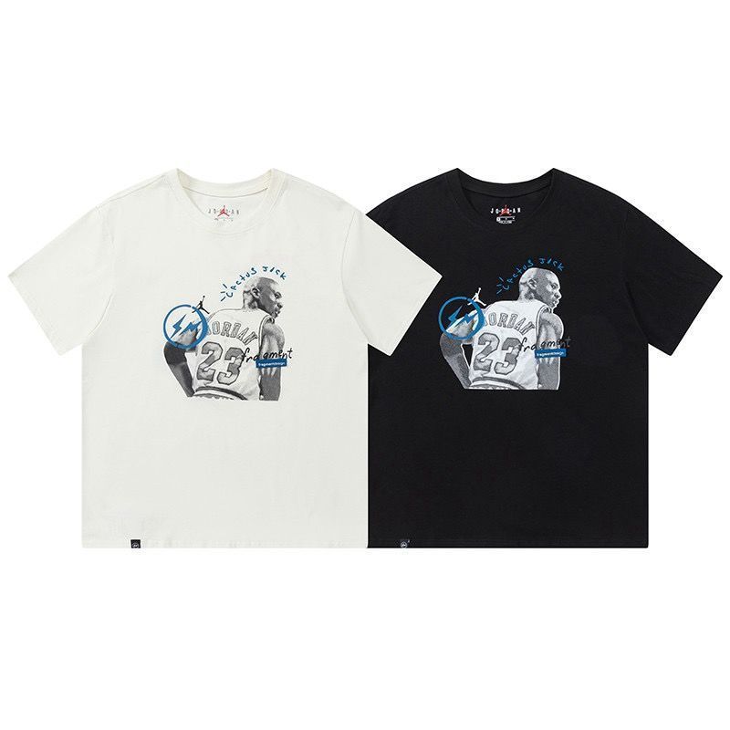 ✨新品✨Travis Scott Cactus Jack x Fragment Design Hiroshi Fujiwara Lightning Logo半袖 Tシャツ