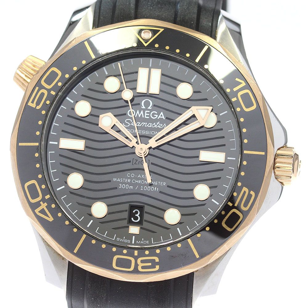 オメガ OMEGA 210.22.42.20.01.002 シーマスター ダイバー300ｍ コーアクシャル K18PGベゼル 自動巻き メンズ保証書付き_860528