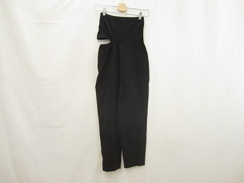 コムデギャルソン COMME des GARCONS オールインワン ストレッチ素材 M 黒 ブラック レディース